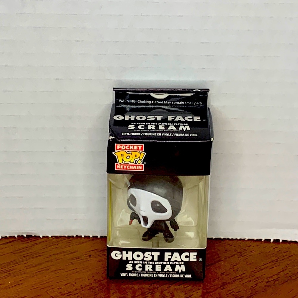 Pop Pocket Keychain Ghost Face Scream